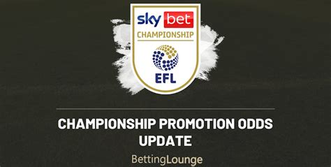 Championship Promotion Betting Odds (2024/25).